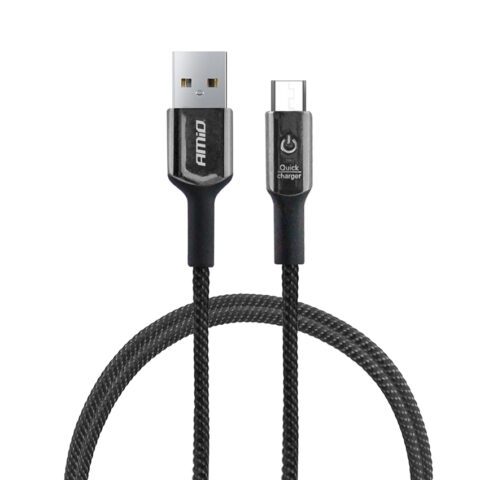 Amio - ΚΑΛΩΔΙΟ ΦΟΡΤΙΣΗΣ ΚΑΙ ΣΥΓΧΡΟΝΙΣΜΟΥ FAST CHARGE (ΤΑΧΕΙΑΣ ΦΟΡΤΙΣΗΣ) USB ΓΙΑ MICRO USB 100cm FullLINK UC-11 - 1 τεμ. (02526/AM)
