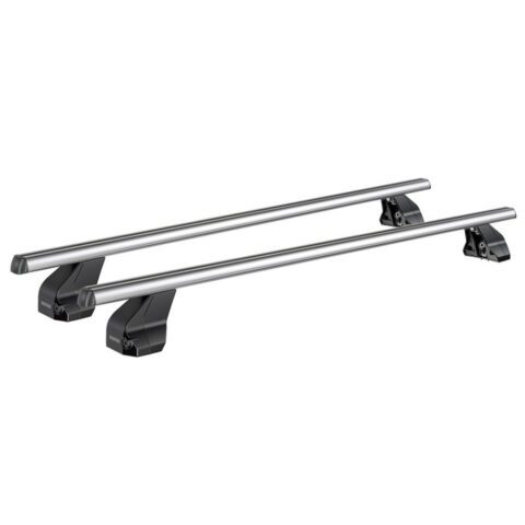 Menabo - Σετ Μπάρες Οροφής Αλουμινίου τύπου Omega M Silver Για Audi A3 Sedan (8V) 09/2013 > 06/2020 4πορτο Μήκος 112cm - 1 σετ. (9650/MB+13460/MB)