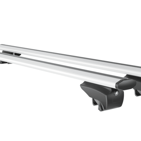 MENABO ΜΠΑΡΕΣ ΟΡΟΦΗΣ ΑΛΟΥΜΙΝΙΟΥ BLADE L SILVER 127 cm ΜΕ ΑΚΡΑ GAMMA FLAT ΓΙΑ Mini Countryman (U25) 5 doors 2023> ΜΕ FLUSH RAILS - 2 ΤΕΜ. (14070/MB)