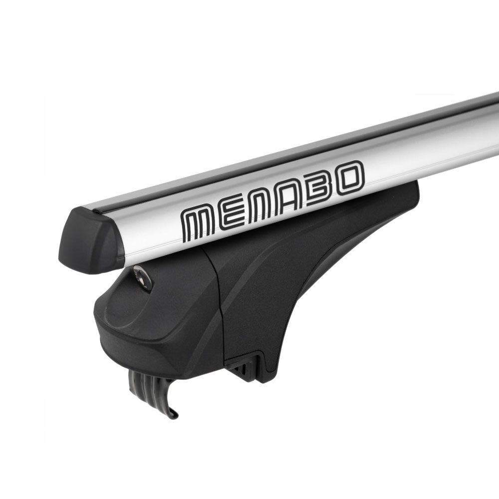 Menabo - Μπάρες Οροφής Αλουμινίου τύπου Ariem XL Silver Για Audi Q5 (8R) 11/2008 > 02/2017 5πορτο SUV Για Flush Rails Μήκος 131.5cm - 1 σετ. (14710/MB) - Image 4