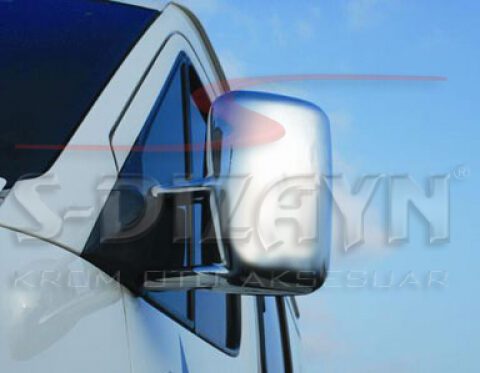 ΚΑΠΑΚΙΑ ΚΑΘΡΕΠΤΗ ΧΡΩΜΙΟΥ ΜΕΤΑΛΛΙΚΑ ΓΙΑ VW VOLT/LT 1998-2006