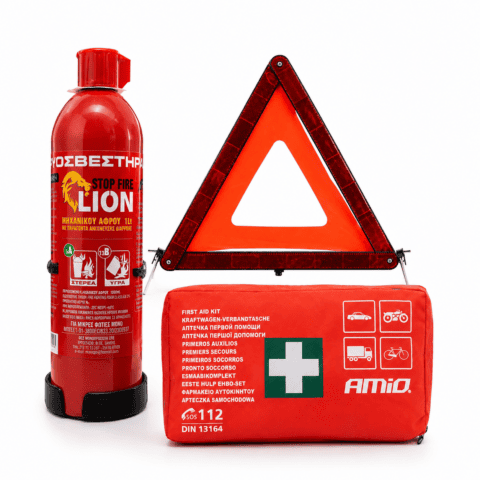 Race Axion – Σετ Οδικής Βοήθειας με Πυροσβεστήρα Αφρού 1L
