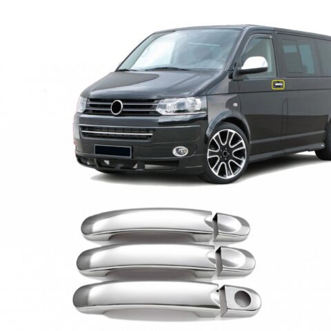 ΧΕΡΟΥΛΙΑ ΠΟΡΤΑΣ ΓΙΑ VW Τ5 TRANSPORTER 2003-2010  ΧΡΩΜΙΟ ΜΕΤΑΛΛΙΚΑ 3ΤΕΜ
