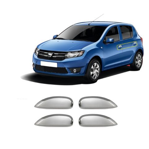 ΧΕΡΟΥΛΙΑ ΠΟΡΤΑΣ ΓΙΑ DACIA SANDERO 2 4D 2013+ ΧΡΩΜΙΟ ΜΕΤΑΛΛΙΚΑ 4ΤΕΜ