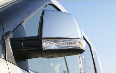 ΚΑΠΑΚΙΑ ΚΑΘΡΕΠΤΩΝ ΓΙΑ FIAT DOBLO II MVN 2010+OPEL COMBO D MVN 2012 + ΧΡΩΜΙΟ 2 ΤΕΜ. ΜΕΤΑΛΛΙΚΑ