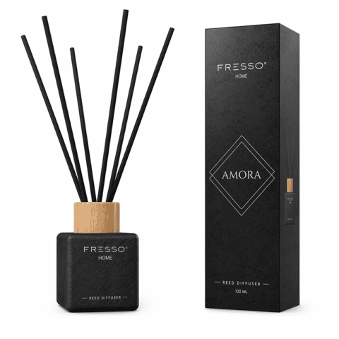 Fresso - Αρωματικό Χώρου με Στικ Amora 100 ml Premium Home Reed Diffuser με FlowScent