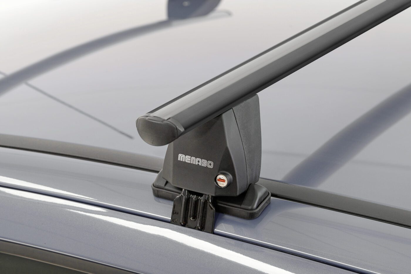 Menabo - Σετ Μπάρες Οροφής τύπου Delta M Black Για Audi A4 (B8/8K) 11/2007 > 10/2015 4πορτο Sedan υλικό Αλουμίνιο Μήκος 123cm - 1 σετ. (9980/MB+12500/MB) - Image 2