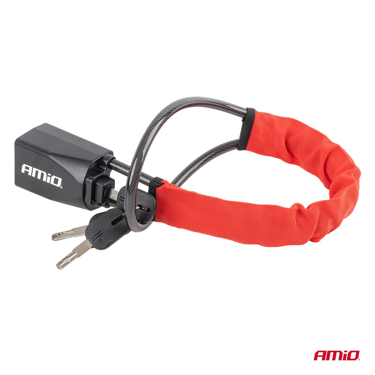 AMiO – Αντικλεπτικό Τιμονιού L01 με Απενεργοποιητή Ζώνης, μέγιστη ατσάλινη προστασία και ορατή αποτροπή κατά των διαρρήξεων – 1 Τεμ. (04901/AM) - Image 8
