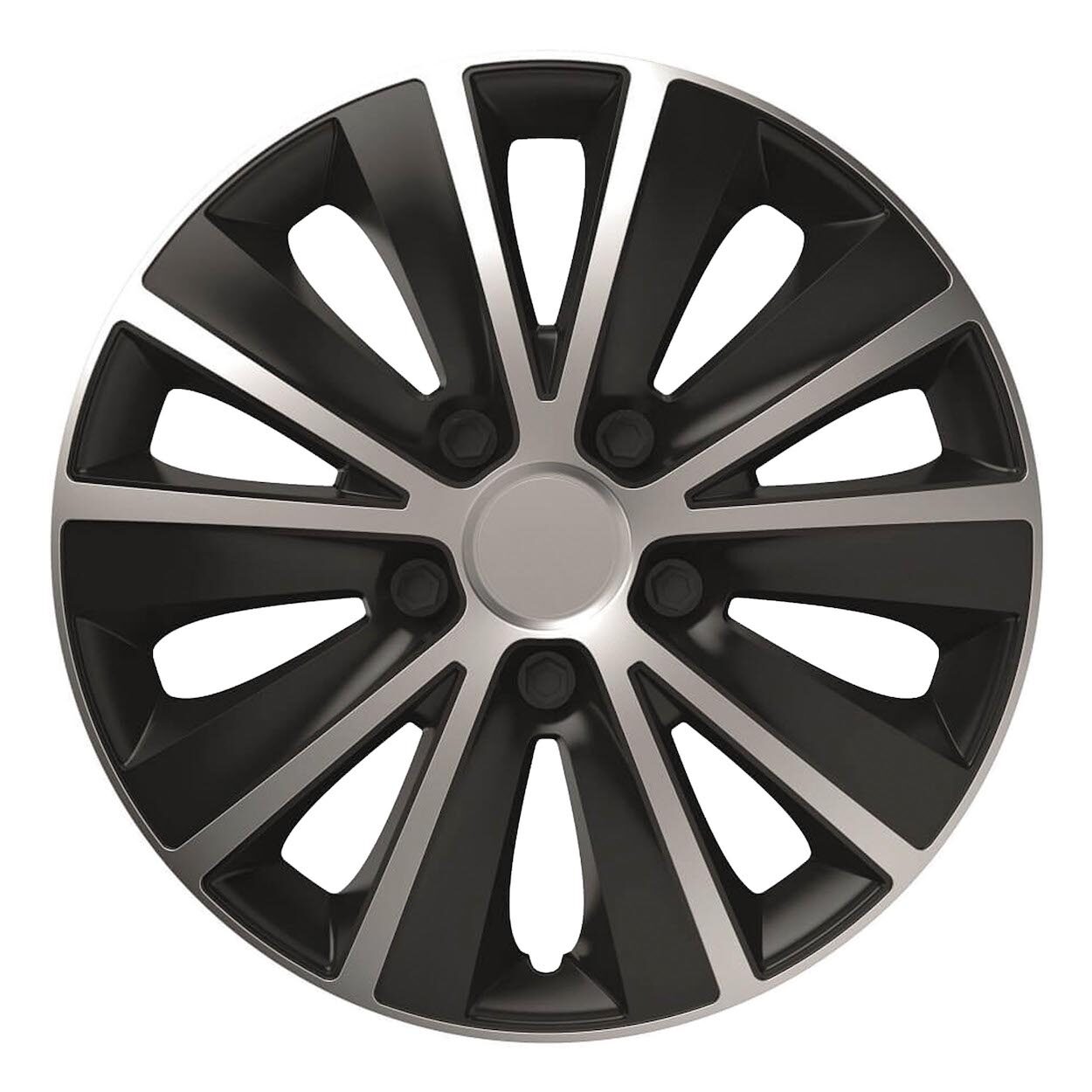 Amio – Τάσι Τροχού Rapide Black & Silver 16" Universal