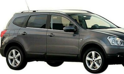 TRIM  ΠΑΡΑΘΥΡΩΝ ΑΥΤΟΚΟΛΛΗΤΑ ΧΡΩΜΙΟΥ 4ΤΕΜ. ΓΙΑ NISSAN QASHQAI+2 5D 2010-2014