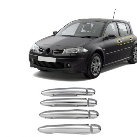 ΧΕΡΟΥΛΙΑ ΠΟΡΤΑΣ ΓΙΑ RENAULT GRAND SCENIC 3 2010+  ΧΡΩΜΙΟ ΜΕΤΑΛΛΙΚΑ 4ΤΕΜ.