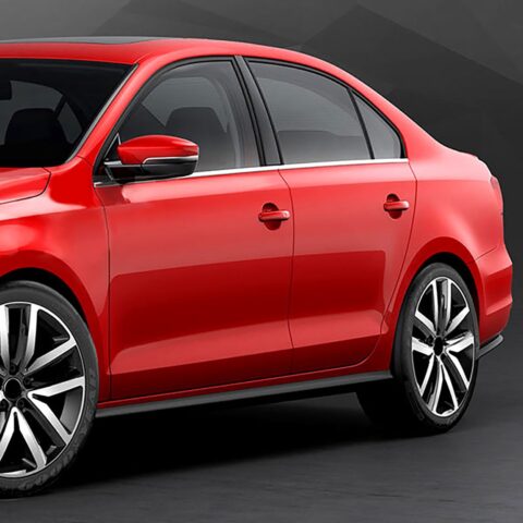 TRIM ΠΑΡΑΘΥΡΩΝ ΑΥΤΟΚΟΛΛΗΤΑ ΧΡΩΜΙΟΥ 6ΤΕΜ. ΓΙΑ VW JETTA 4D 2011+
