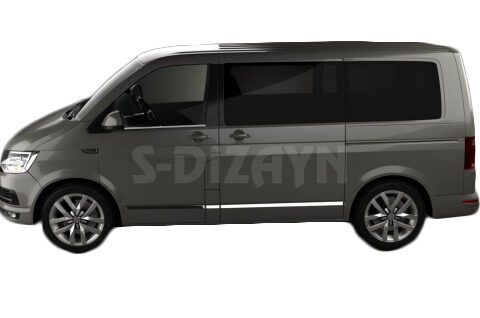 TRIM  ΠΑΡΑΘΥΡΩΝ ΑΥΤΟΚΟΛΛΗΤΑ ΧΡΩΜΙΟΥ 2ΤΕΜ. ΓΙΑ VW T6 TRANSPORTER VAN 2015+