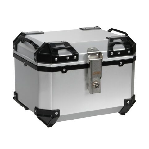 Lampa – Βαλιτσάκι Μοτοσυκλέτας T-Box 35L Ασημί για Ασφαλή Μεταφορά Εξοπλισμού με Σύστημα Γρήγορης Απελευθέρωσης – 1 Τεμ. (9166.6-LM)