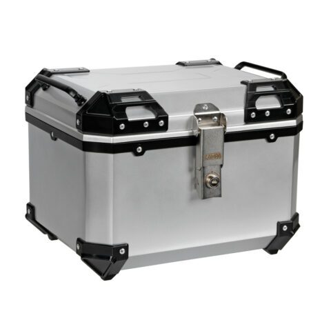 Lampa – Βαλιτσάκι Μοτοσυκλέτας T-Box 45L Ασημί για Άνετη Μεταφορά Εξοπλισμού με Σύστημα Γρήγορης Απελευθέρωσης – 1 Τεμ. (9166.8-LM)