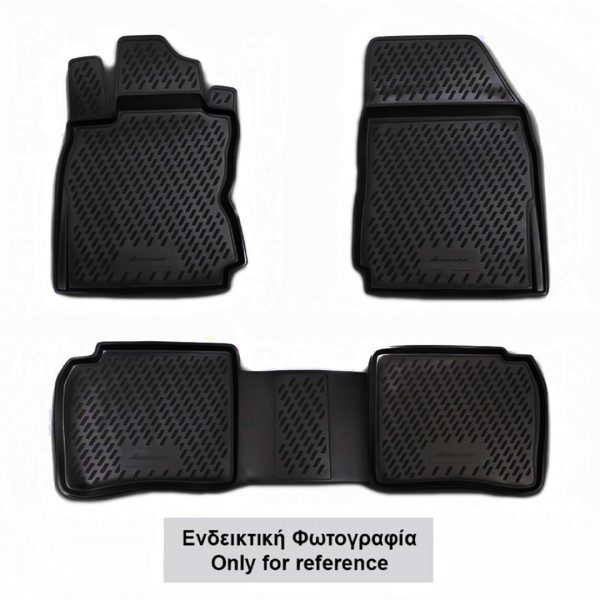 ΠΑΤΑΚΙΑ ΣΕ ΣΚΑΦΗ TPE ΛΑΣΤΙΧΟ ΓΙΑ NISSAN PATHFINDER 03/2005-2014 ΣΕ ΜΑΥΡΟ ΧΡΩΜΑ NOVLINE - 4 ΤΕΜ.