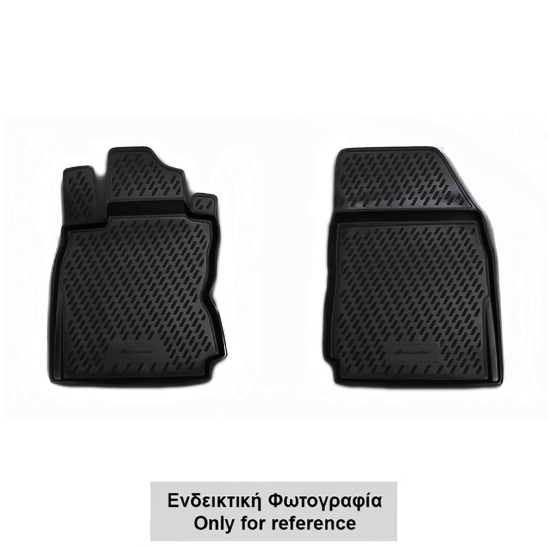 ΠΑΤΑΚΙΑ ΣΕ ΣΚΑΦΗ TPE ΛΑΣΤΙΧΟ ΓΙΑ VW TOUAREG 2010-2018 (2Η ΣΕΙΡΑ ΚΑΘΙΣΜΑΤΩΝ) ΣΕ ΜΑΥΡΟ ΧΡΩΜΑ NOVLINE - 2 ΤΕΜ.