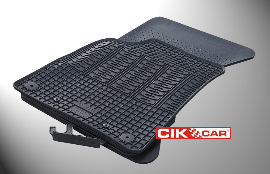 Cik - ΠΑΤΑΚΙΑ ΑΥΤΟΚΙΝΗΤΟΥ ΑΠΟ ΛΑΣΤΙΧΟ ΓΙΑ AUDI A6 2011-2018 / A7 2010-2018 ΣΕ ΜΑΥΡΟ ΧΡΩΜΑ ΜΕ ΚΟΥΜΠΩΜΑΤΑ - 4 ΤΕΜ. (RM.AU.0004/CK) - Image 3