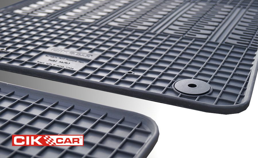 Cik - ΠΑΤΑΚΙΑ ΑΥΤΟΚΙΝΗΤΟΥ ΑΠΟ ΛΑΣΤΙΧΟ ΓΙΑ AUDI A6 2011-2018 / A7 2010-2018 ΣΕ ΜΑΥΡΟ ΧΡΩΜΑ ΜΕ ΚΟΥΜΠΩΜΑΤΑ - 4 ΤΕΜ. (RM.AU.0004/CK) - Image 4