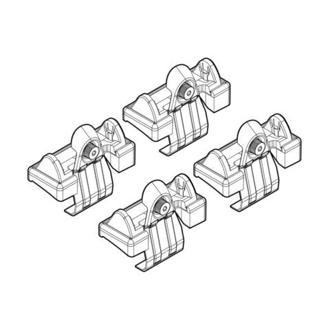 ΑΚΡΑ ΓΙΑ ΜΠΑΡΕΣ NORDRIVE ΓΙΑ TOYOTA COROLLA 5D 01/02-12/07 KIT