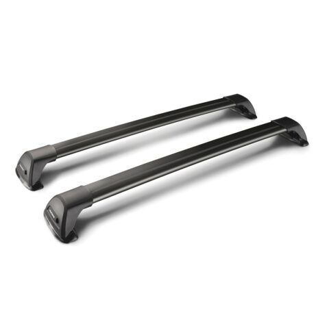 ΜΠΑΡΕΣ ΟΡΟΦΗΣ ΑΛΟΥΜΙΝΙΟΥ ΜΑΥΡΗ YAKIMA FLUSH BAR STANDARD 115cm ΜΕ ΚΛΕΙΔΙ - 2 TEM.