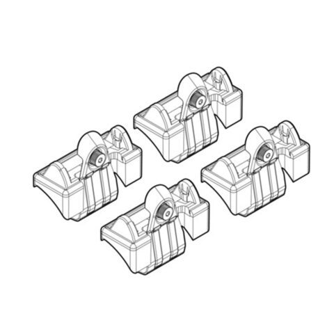 ΑΚΡΑ ΓΙΑ ΜΠΑΡΕΣ NORDRIVE ΓΙΑ AUDI A3 3D 05/03-08/12 KIT