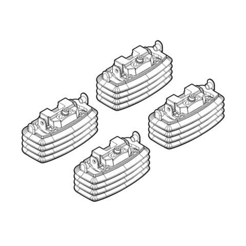 ΑΚΡΑ ΓΙΑ ΜΠΑΡΕΣ NORDRIVE ΓΙΑ MERCEDES E-KLAS W211 3/02-2/09 KIT