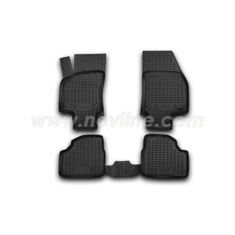 ΠΑΤΑΚΙΑ ΣΕ ΣΚΑΦΗ TPE ΛΑΣΤΙΧΟ ΓΙΑ OPEL ASTRA H 03/2004-04/2010 ΣΕ ΜΑΥΡΟ ΧΡΩΜΑ NOVLINE - 4 ΤΕΜ.