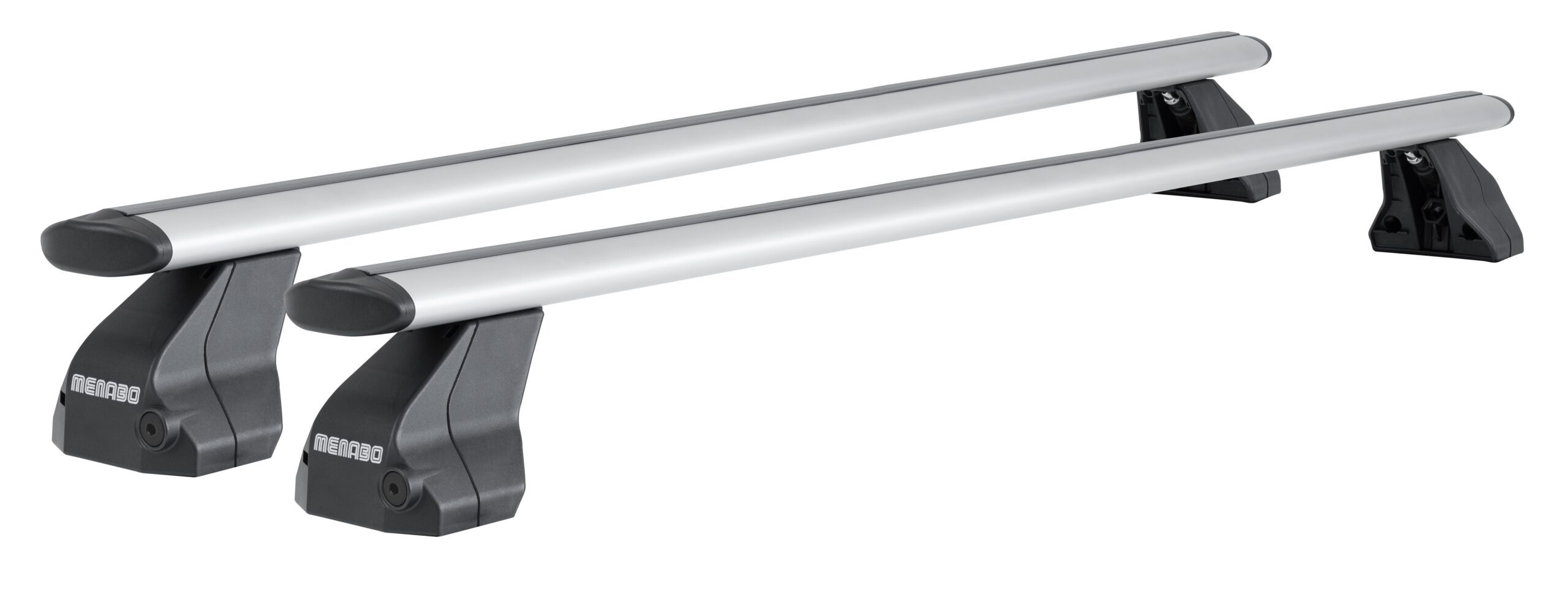MENABO Ολοκληρωμένο Σετ Μπάρες Οροφής Αλουμινίου OMEGA PLUS L 130 cm Σε Ασημί Χρώμα για Mazda 6 / Atenza (GJ) Station Wagon 5 doors 2012>2017 - 2 τεμ. (10530/MB+14730/MB) - Image 7