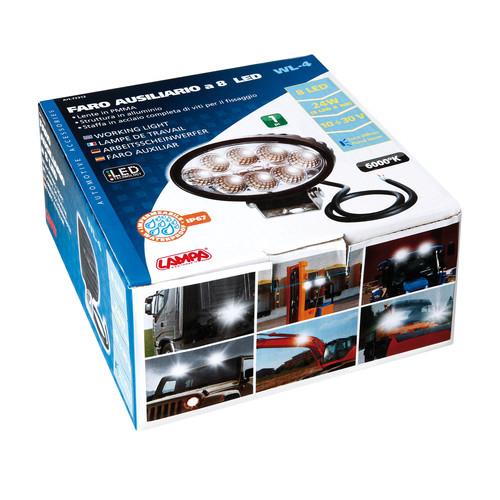 ΠΡΟΒΟΛΕΑΣ WL-4 24W 1600LM 10/30V 8 LED 10-30V/21W 6.000K (142x120x66mm) ΦΩΣ ΔΙΑΘΛΑΣΗΣ -1ΤΕΜ. - Image 3