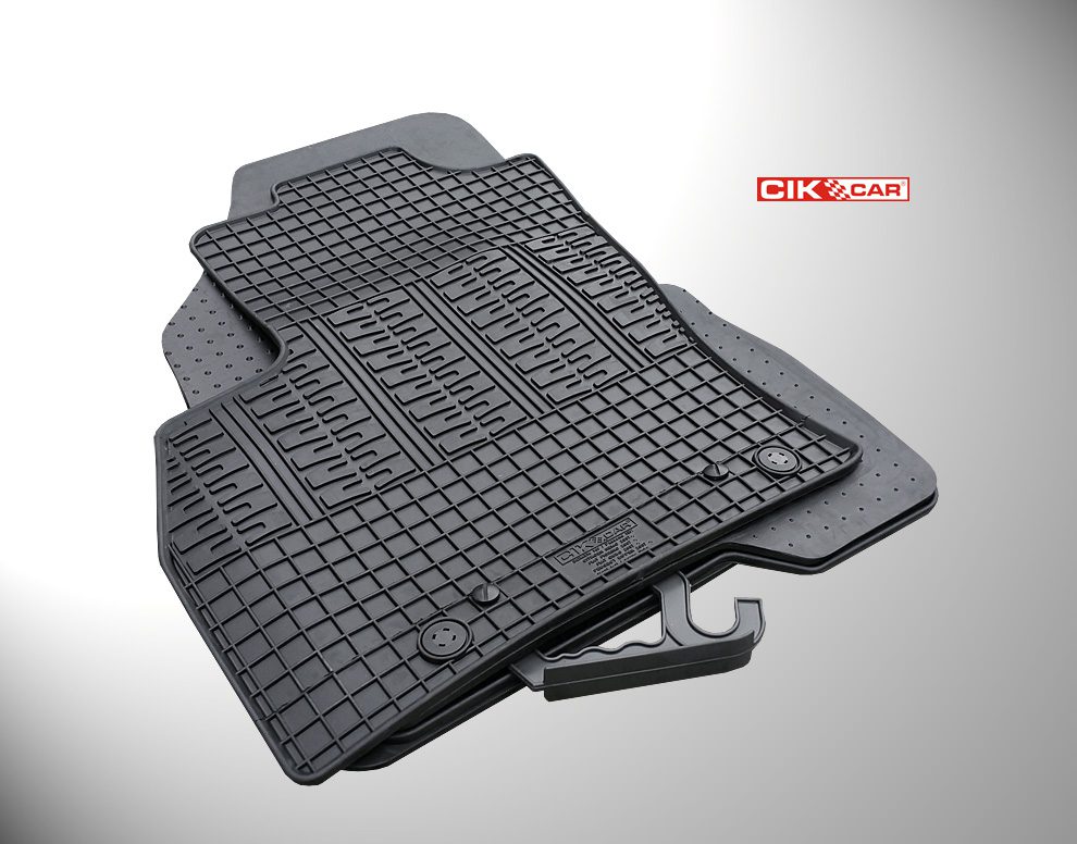 Cik - ΠΑΤΑΚΙΑ ΑΥΤΟΚΙΝΗΤΟΥ ΑΠΟ ΛΑΣΤΙΧΟ ΓΙΑ PEUGEOT BIPPER TEPEE / CITROEN NEMO MULTISPACE / FIAT QUBO 2008+ ΣΕ ΜΑΥΡΟ ΧΡΩΜΑ ΜΕ ΚΟΥΜΠΩΜΑΤΑ - 4 ΤΕΜ. (RM.PE.0007/CK) - Image 2