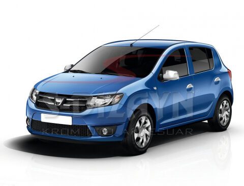 ΚΑΠΑΚΙΑ ΚΑΘΡΕΠΤΗ ΧΡΩΜΙΟΥ ΜΕΤΑΛΛΙΚΑ ΓΙΑ DACIA SANDERO 2 5D 2013+