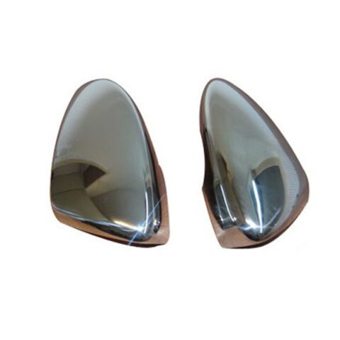 ΚΑΠΑΚΙΑ ΚΑΘΡΕΠΤΩΝ ΓΙΑ VW PASSAT B7 SD 2010-2015 / JETTA / EOS / BEETLE / SCIROCCO ΧΡΩΜΙΟΥ 2 ΤΕΜ. ΜΕΤΑΛΛΙΚΑ