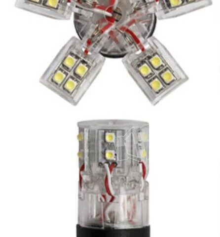 ΛΑΜΠΑΚΙ BAY15d ME 30LED ΚΟΚΚΙΝΟ SIMONI RACING