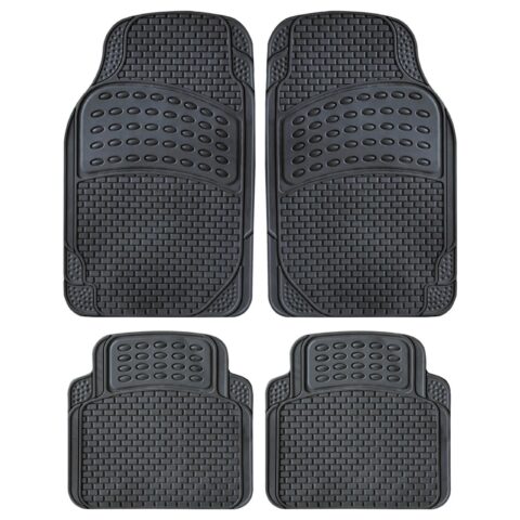 Oto Top - Σετ Πατάκια Αυτοκινήτου Universal από Μαλακό PVC STRATOS EVO – Αντιολισθητικά - 4τμχ. (0007846OT150/OTO)