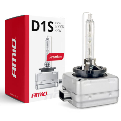 Amio – Λάμπα Xenon D1S 12V 35W PK32d-2 6000K Premium για Αυτοκίνητο Ανταλλακτική – 1 Τεμ. (01409/AM)