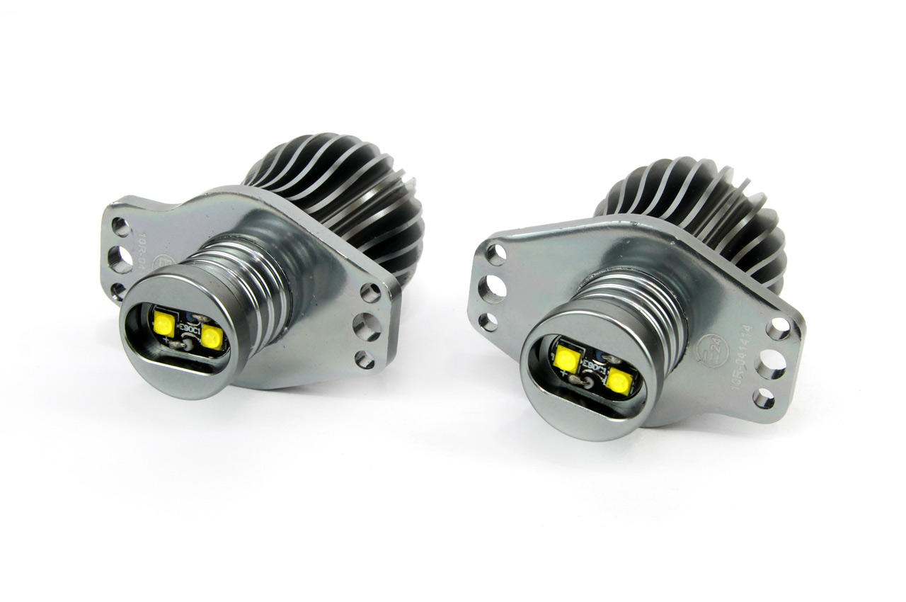 Amio – LED Λαμπάκια Angel Eyes 20W 340lm 5600K CANBUS για BMW Σειρά 3 E90 Sedan / E91 Station Wagon 2005-2008 για Καθαρό Λευκό Φως & Χωρίς Σφάλματα – Σετ 2 Τεμ. (01541/AM) - Image 2