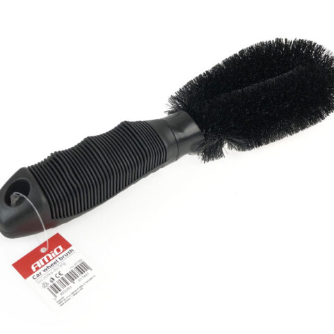 Amio - Βούρτσα Καθαρισμού Ζαντών BRUSH-01 μήκους 26cm με Αντιολισθητική Λαβή για Βαθύ Καθαρισμό και Άνετη Χρήση σε Ζάντες και Ελαστικά - 1 Τεμ. (01740/AM)