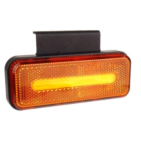 Amio - ΦΩΣ ΟΓΚΟΥ ΦΟΡΤΗΓΟΥ LED ΠΟΡΤΟΚΑΛΙ 10-30V 124x49x22mm ΑΔΙΑΒΡΟΧΟ OM-02-O 1ΤΕΜ. (02376/AM)
