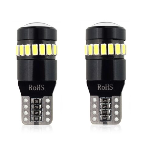 Amio - T10 W5W 12/24V CAN-BUS LED 18xSMD3014 +1xSMD ΛΕΥΚΟ 2ΤΕΜ. (02446/AM)