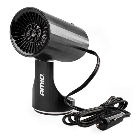 Amio - ΑΕΡΟΘΕΡΜΟ ΑΝΑΠΤΗΡΑ 12V - 150W (ΚΑΛΩΔΙΟ 150 cm) ΜΑΥΡΟ 150x100x80 mm - 1 ΤΕΜ. (02898/AM)
