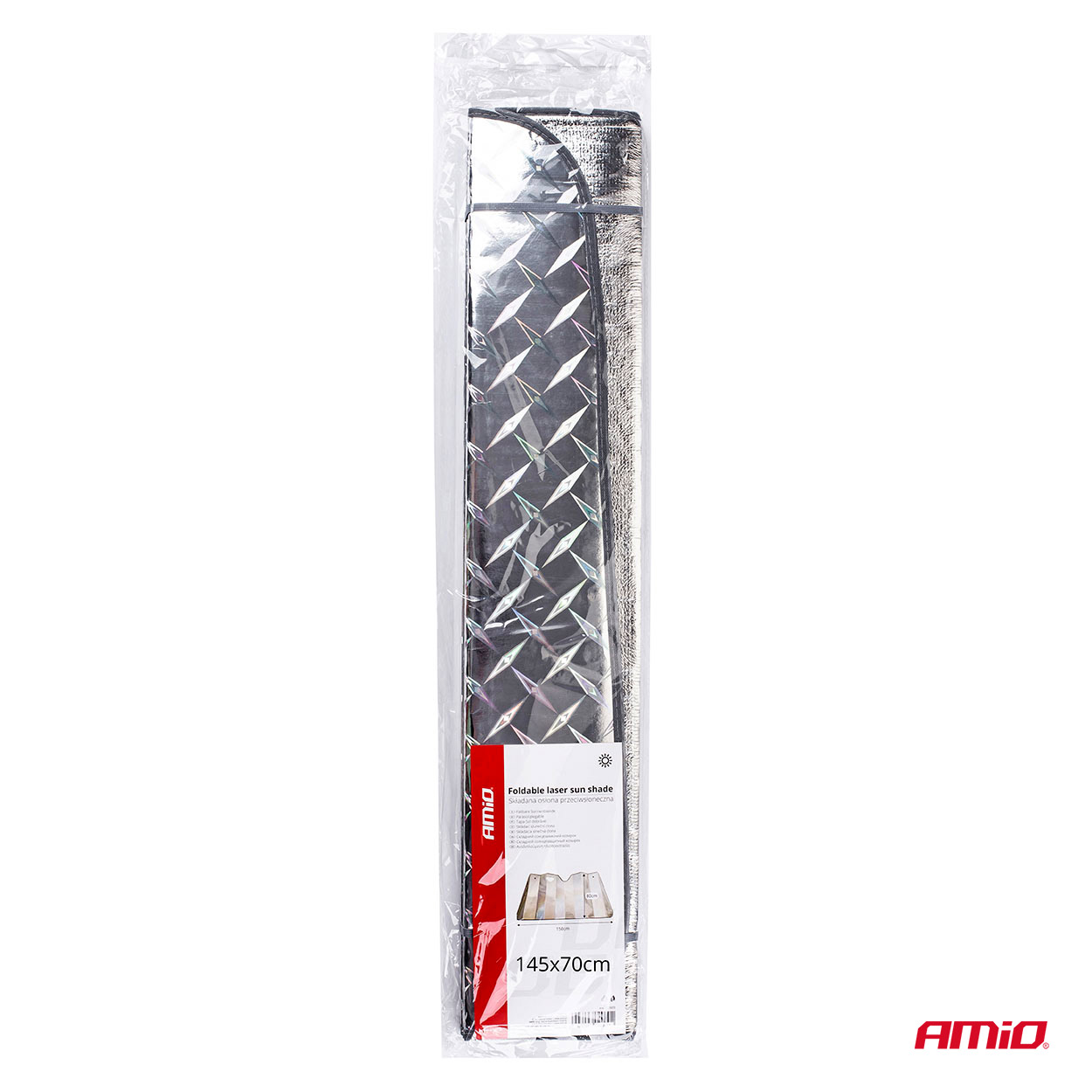 Amio - ΗΛΙΟΠΡΟΣΤΑΣΙΑ ΕΣΩΤΕΡΙΚΗ ΠΑΡΜΠΡΙΖ 145x70cm LASER - 1 ΤΕΜ. (02908/AM) - Image 6