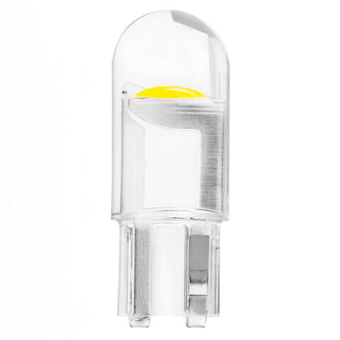 Amio - T10 W5W 12V COB LED ΛΕΥΚΟ ΧΡΩΜΑ CLEAR WHITE 100ΤΕΜ. (02955/AM)