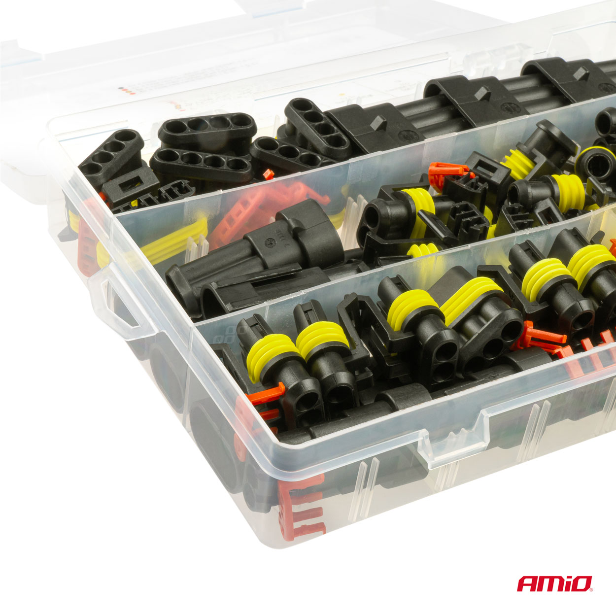 Amio - ΦΙΣ & ΒΥΣΜΑΤΑ ΚΑΛΩΔΙΩΝ 6 ΤΥΠΩΝ 12/24V ΑΡΣΕΝΙΚΑ ΚΑΙ ΘΗΛΥΚΑ ΣΕΤ - 352 ΤΕΜ. (03035/AM) - Image 2