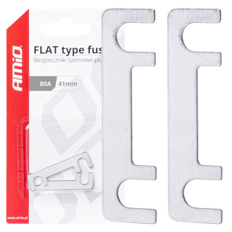 Amio - ΑΣΦΑΛΕΙΕΣ FLAT 41mm 80A - 2 Τεμ. (03493/AM)