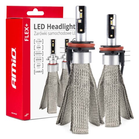 Amio - ΛΑΜΠΕΣ LED H15 4300lm 12-24V - 50W - 6000K - 2 Τεμ. (03666/AM)