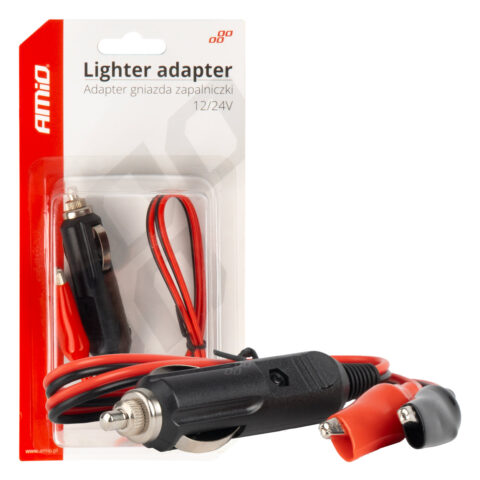 Amio - ΦΙΣ ΑΝΑΠΤΗΡΑ ΜΕ ΚΡΟΚΟΔΕΙΛΑΚΙΑ 12/24V 60cm - 1 ΤΕΜ. (03802/AM)