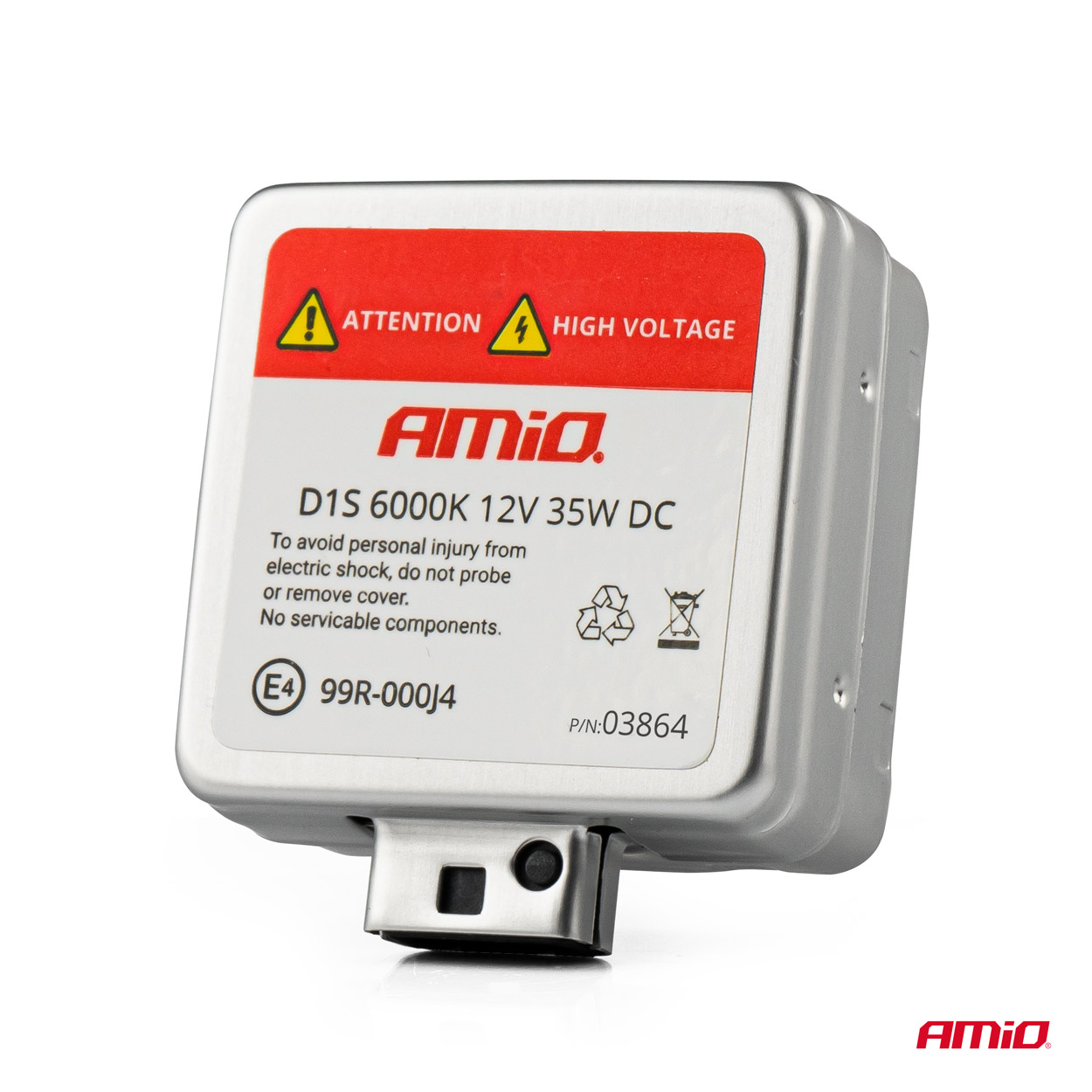 Amio - ΑΝΤΑΛΛΑΚΤΙΚΗ ΛΑΜΠΑ ΧΕΝΟΝ BASIC D1S 12V 6.000k 35W BLISTER CARD - 1 ΤΕΜ. (03864/AM) - Image 2
