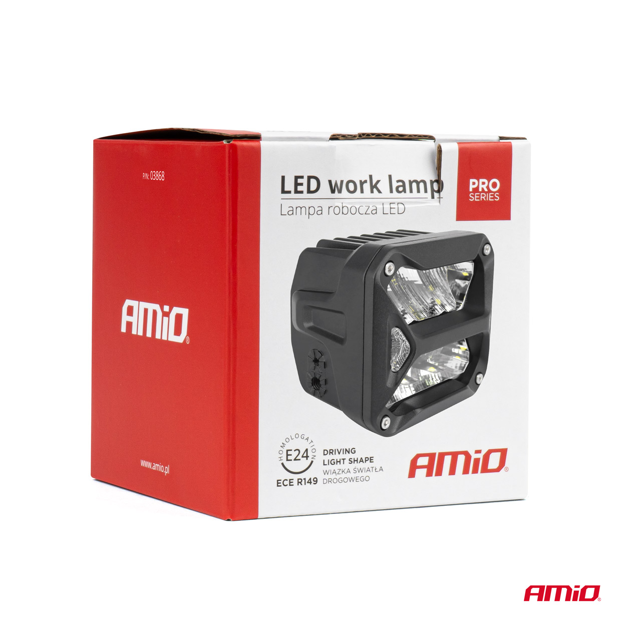 Amio - ΠΡΟΒΟΛΕΑΣ ΟΔΗΓΗΣΗΣ LED PRO IP67 10-30V 58W ΤΕΤΡΑΓΩΝΟΣ 107x102x86mm - 1 ΤΕΜ. (03868/AM) - Image 6