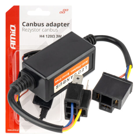 Amio - ΑΝΤΙΣΤΑΣΗ ΓΙΑ ΛΑΜΠΕΣ LED H4 12V 3W 120Ω - 1 τεμ. (04127/AM)